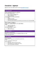 Checklista